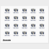 Ik schotel de Fotografie van Mensen Ronde Sticker (Vel)