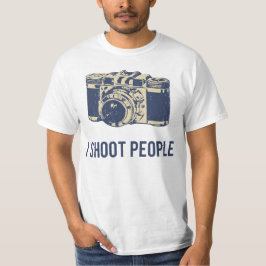 Ik schotel de Fotografie van Mensen T-shirt