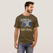 Ik schotel de Fotografie van Mensen T-shirt (Voorkant volledig)