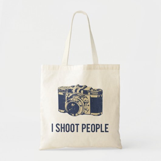Ik schotel de Fotografie van Mensen Tote Bag (Voorkant)