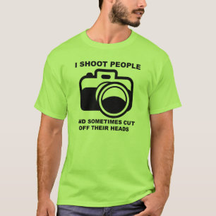 Ik schrap mensen grappige fotograaf Shir Fotografi T-shirt