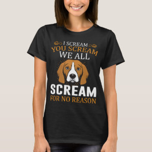 Ik schreeuw je schreeuwen we schreeuwen allemaal z t-shirt