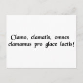 Ik schreeuw, jullie schreeuwen, we schreeuwen alle briefkaart (Voorkant)