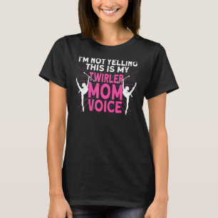 Ik schreeuw niet dat dit mijn Twinler Mam Voice Ba T-shirt