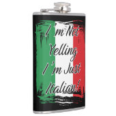 Ik schreeuw niet dat ik alleen maar Italiaans ben Heupfles (Rechts)