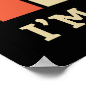 Ik schreeuw niet dat ik coach | Boogschieten Mom Poster (Hoek)