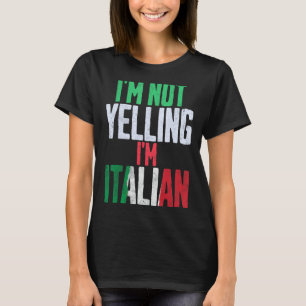 Ik schreeuw niet dat ik een grappige Humor ben T-shirt
