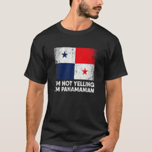 Ik schreeuw niet dat ik Panamese Panama 1 ben T-shirt