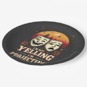 Ik schreeuw niet dat ik retrotheater projecteer papieren bordje (Gekanteld)