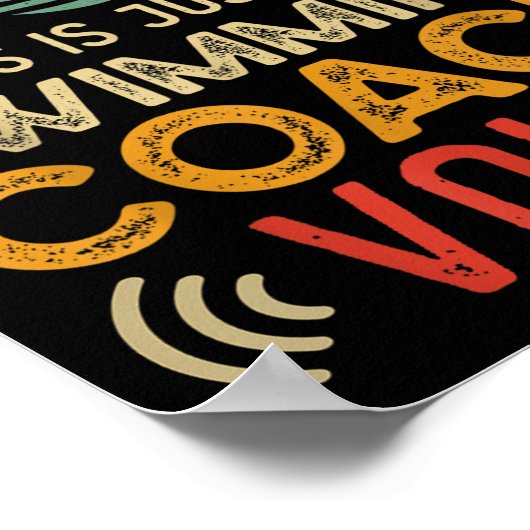 Ik schreeuw niet, dit is gewoon mijn stem als zwem poster (Hoek)