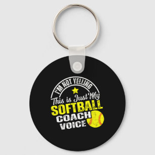 Ik Schreeuw Niet Dit Is Gewoon Mijn Zachte Coach S Sleutelhanger