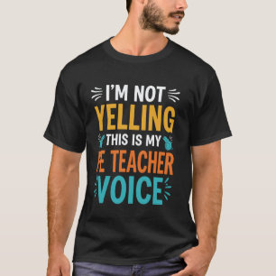 Ik Schreeuw Niet Dit Is Mijn Stem Van De Lichaamsb T-shirt