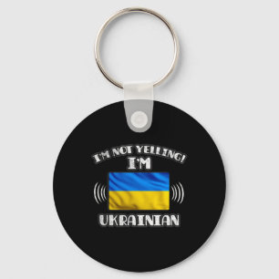 Ik Schreeuw Niet Ik Ben Een Oekraïense T-Shirt  Sleutelhanger