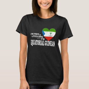 Ik Schreeuw Niet Ik Ben Evenaarseguineese Vlag Man T-shirt