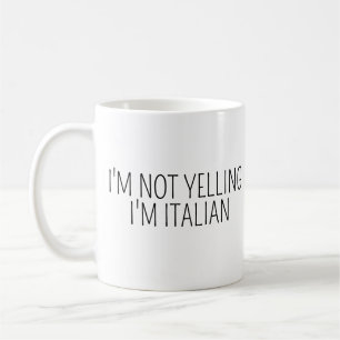 IK SCHREEUW NIET IK BEN ITALIAANS Leuk voor Italia Koffiemok
