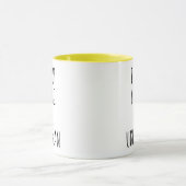 Ik schreeuw niet, ik ben Oekraïens grappig Mok (Midden)