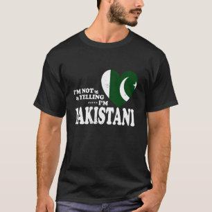 Ik Schreeuw Niet Ik Ben Pakistaanse Vlag Souvenir T-shirt