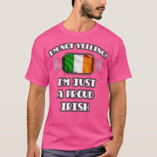 Ik schreeuw niet Im Een Trots Iers Cadeau voor Ier T-shirt
