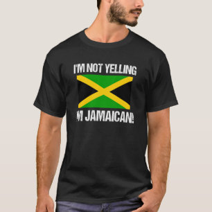 Ik Schreeuw Niet Jamaicaanse Landenvlag Jamaica T-shirt