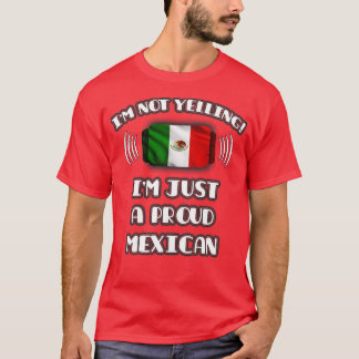 Ik schreeuw niet om een trots Mexicaans cadeau voo T-shirt