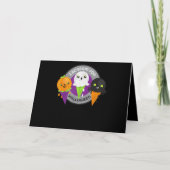 Ik schreeuw om Halloween Pumpkin Spider Ghost Kaart (Voorkant)