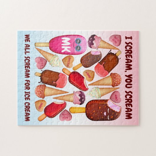 Ik schreeuw u voor de gek. We schreeuwen allemaal  Legpuzzel (Horizontaal)