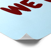 Ik schreeuw u voor de gek. We schreeuwen allemaal  Poster (Hoek)