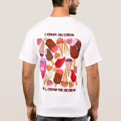 Ik schreeuw u voor de gek. We schreeuwen allemaal T-shirt (Achterkant)