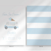 Ik schreeuw VIER ijsjes verjaardagsuitnodiging Kaart