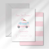 Ik schreeuw VIER ijsjes verjaardagsuitnodiging Kaart