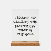 Ik schrijf acrylverf