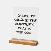 Ik schrijf acrylverf acryl bord (Hoek)