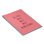 Ik schrijf alleen maar notitieboek (Rechterzijde)