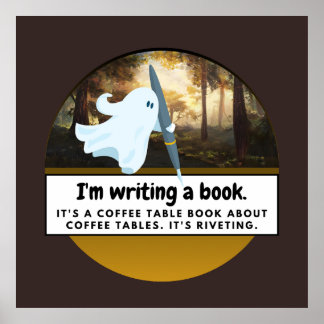 Ik schrijf een boek: Writer's Comic Strip Poster