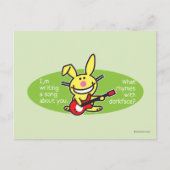 Ik schrijf een lied briefkaart (Voorkant)