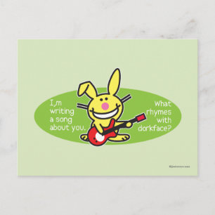 Ik schrijf een lied briefkaart