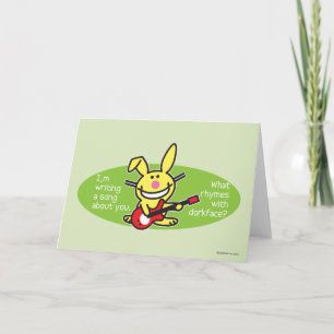 Ik schrijf een lied feestdagen kaart