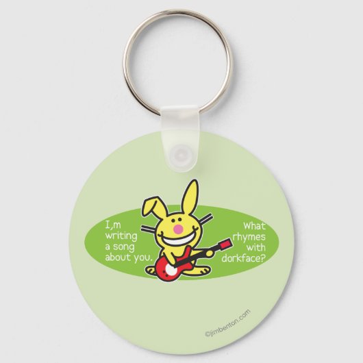 Ik schrijf een lied sleutelhanger (Voorkant)