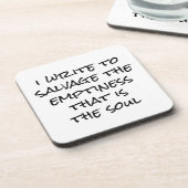 Ik schrijf hard plastic Onderzetter (Linkerzijde)