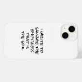 Ik schrijf iPhone Case (Achterkant (horizontaal))