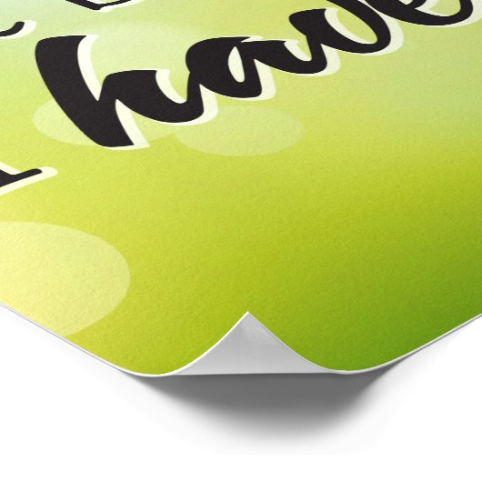 Ik schrijf omdat ik moet schrijven. poster (Hoek)