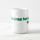 Ik schrijf onzin voor idioten - mok (Center)