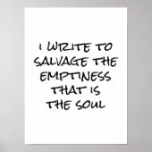 Ik schrijf Poster (Voorkant)