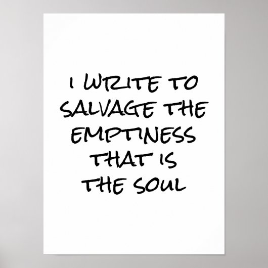 Ik schrijf Poster (Voorkant)