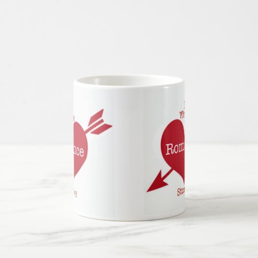 Ik schrijf Romance verhalen Coffee Mok (Center)