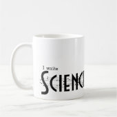Ik schrijf Science Fiction Koffiemok (Links)