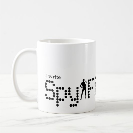 Ik schrijf Spionagefictie Koffiemok (Links)