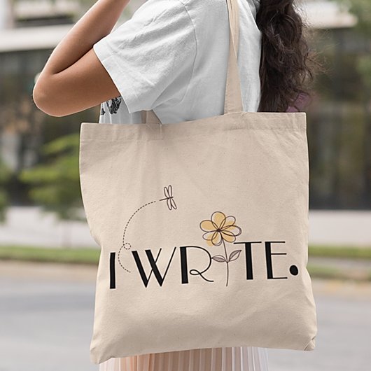 IK SCHRIJF STIJLVOL TOTE BAG