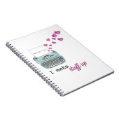 IK SCHRIJF STUFF spiraal Notitieboek voor schrijve (Rechterzijde)