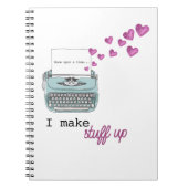 IK SCHRIJF STUFF spiraal Notitieboek voor schrijve (Voorkant)